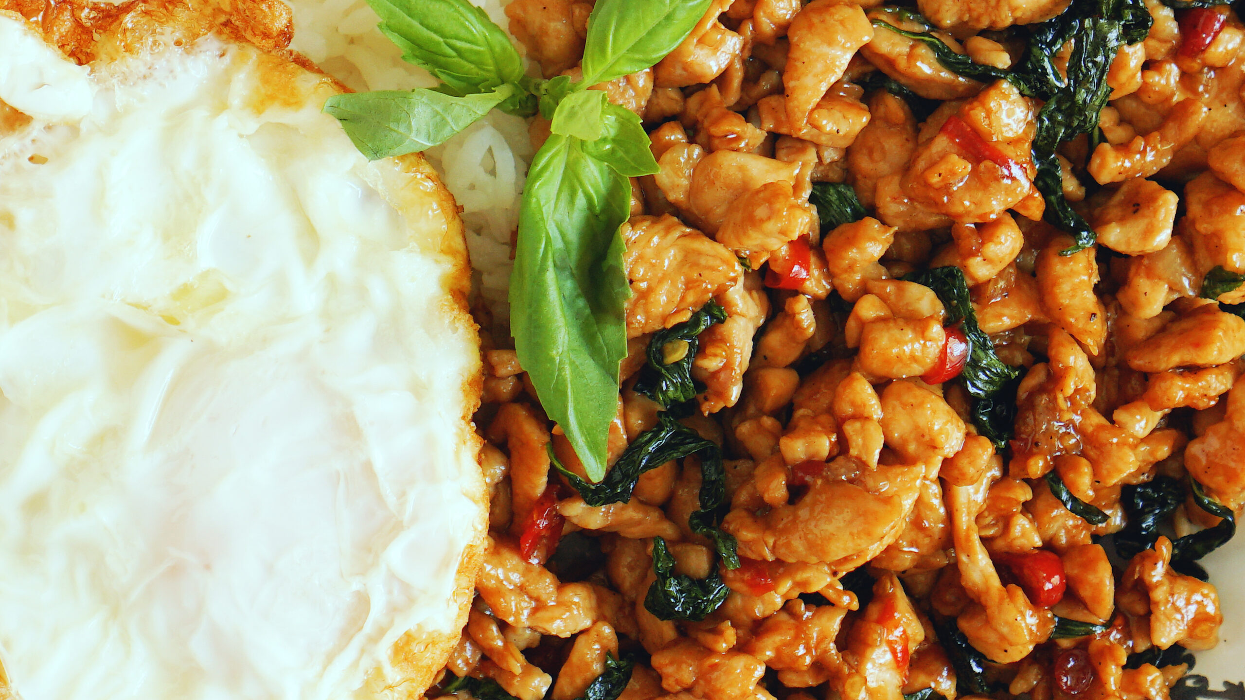 Spicy Basil Chicken Pad Kra Pao