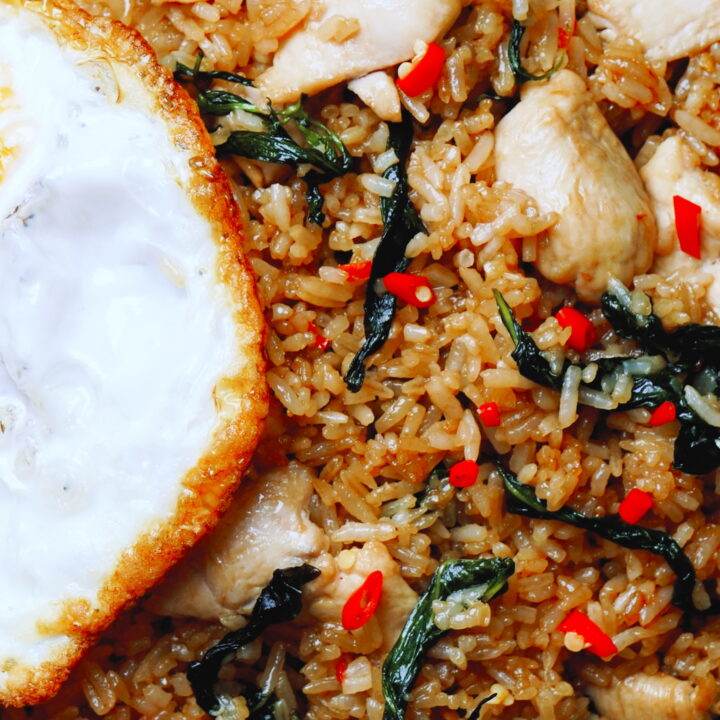 Basil Fried Rice Khin's Kitchen Thai Cuisine Thai Street food