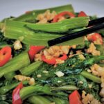 choy sum stir fry