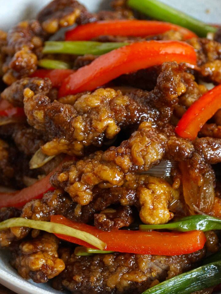 Crispy Shredded Orange Beef - Khin's Kitchen Chinese Crispy Beef Recipe