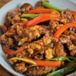 Crispy shredded beef