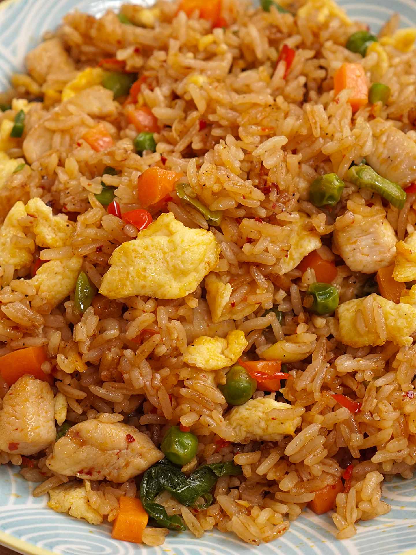 Fried Rice And Fried Chicken