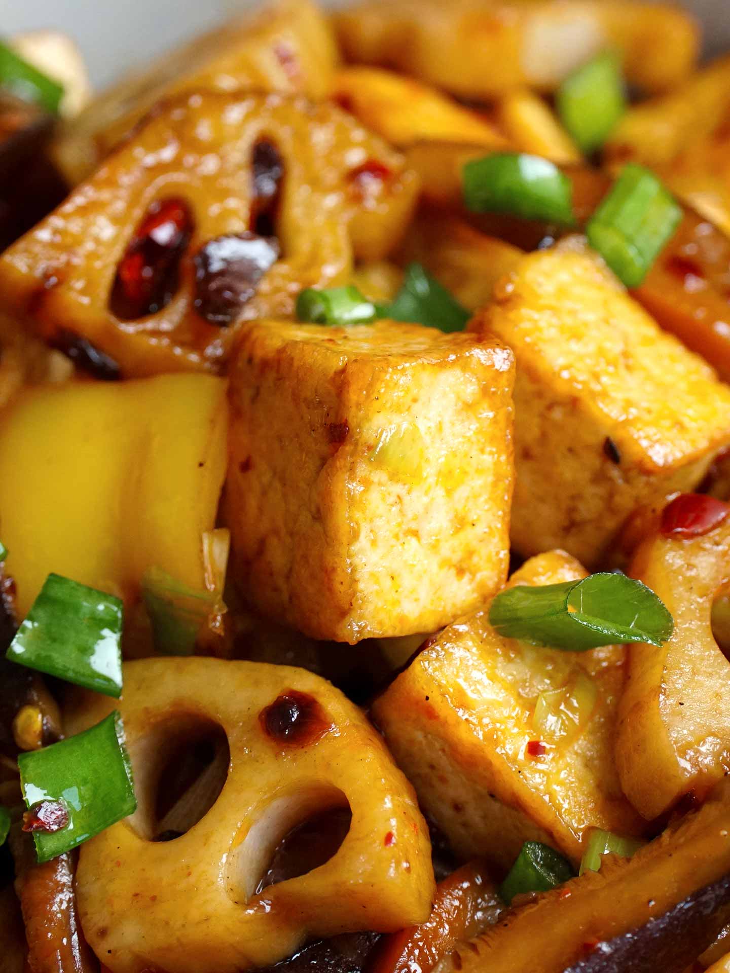 Spicy Tofu Stir Fry - Khin's Kitchen | Chinese Cuisine