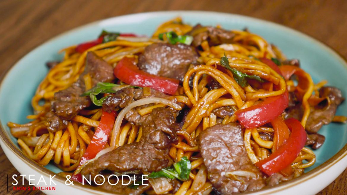 Beef and Noodles Stir Fry - Khin's Kitchen | Chinese Cuisine