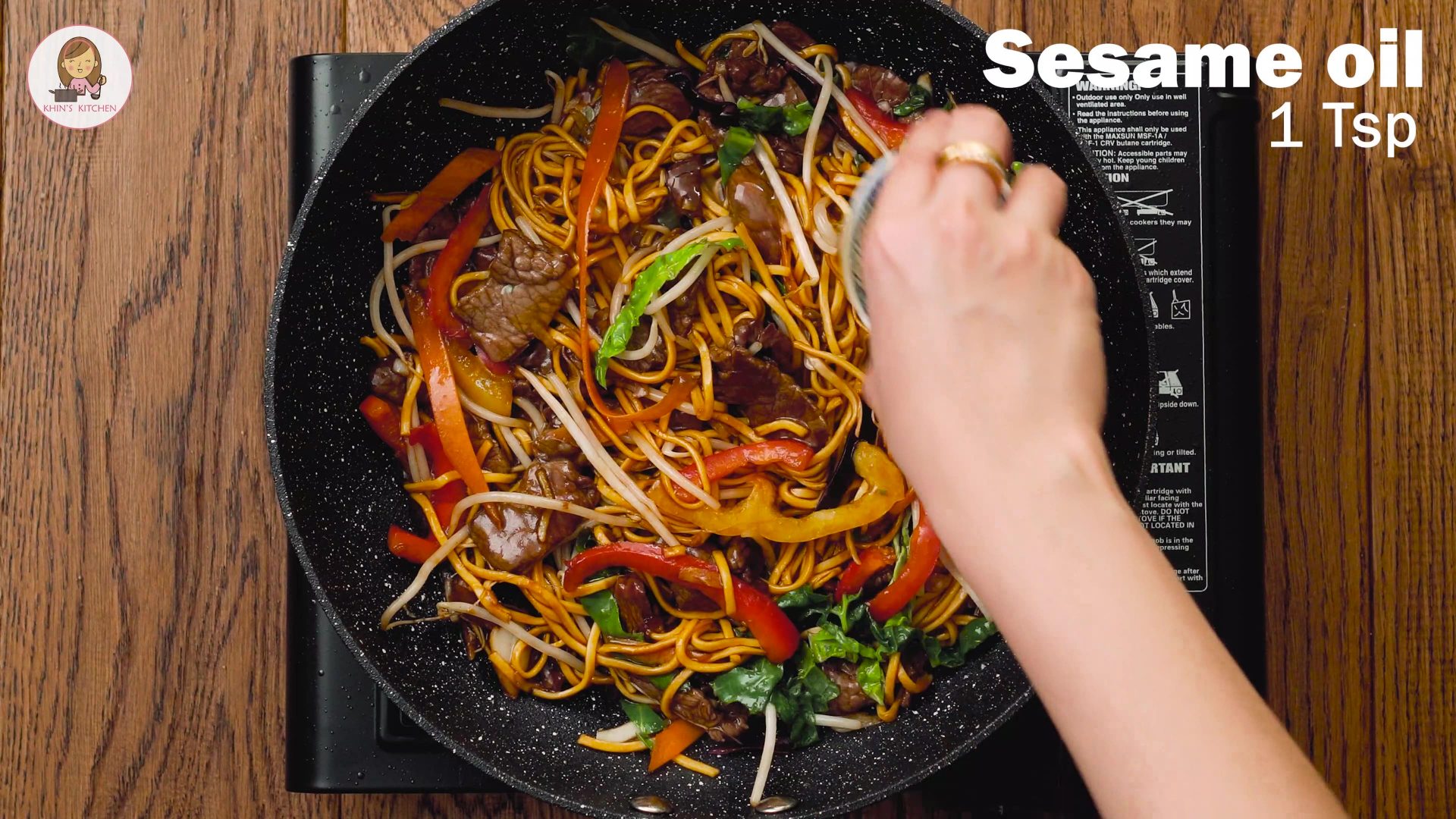 Beef and Noodles Stir Fry - Khin's Kitchen | Chinese Cuisine