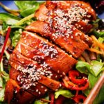 sticky chicken salad