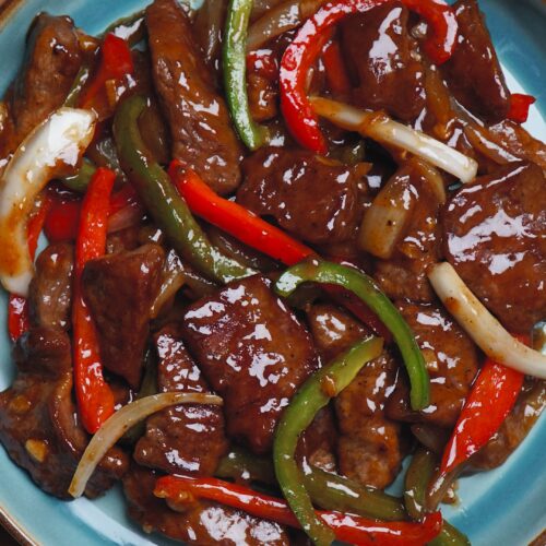 Pepper Steak Stir Fry - Khin's Kitchen | beef steak stir fry simple recipe