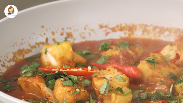Fish curry (Burmese Style)