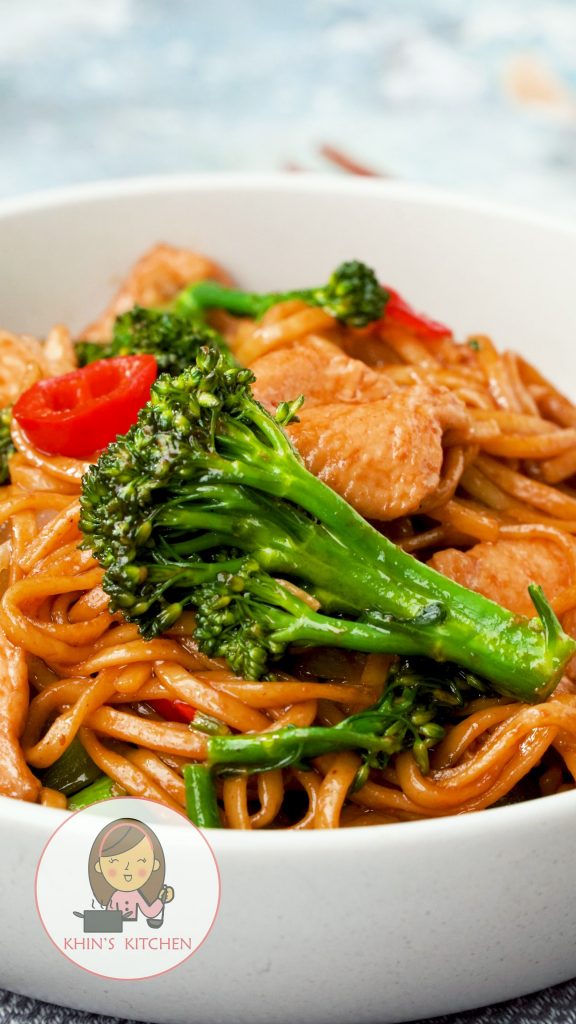 Chicken Broccoli Noodles Khinskitchen Noodle recipe