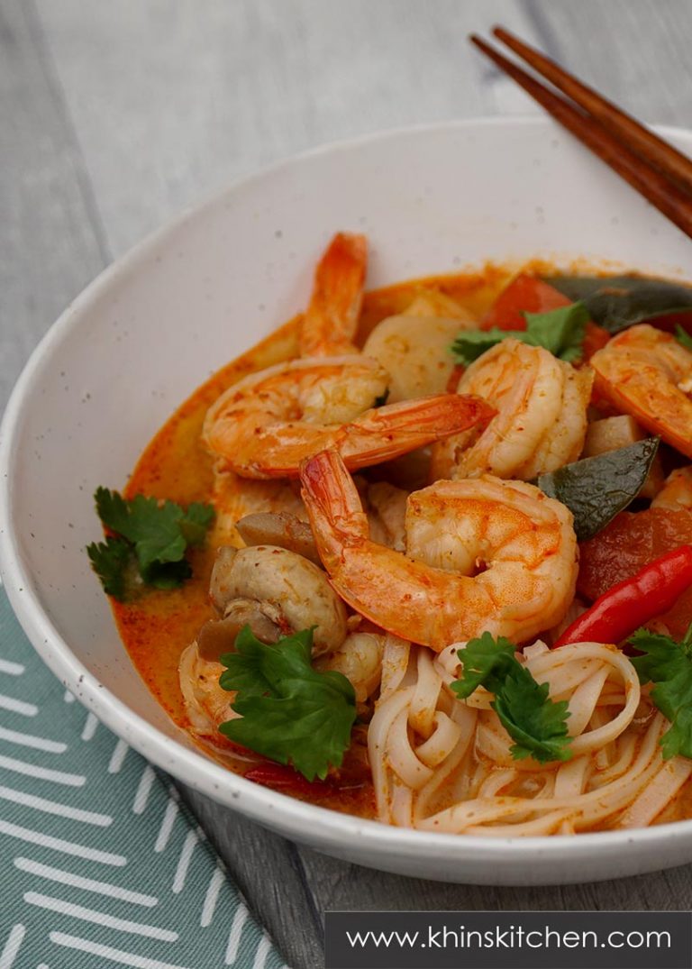 Tom Yum Soup & Noodles - Khin's Kitchen | Tom Yum Soup