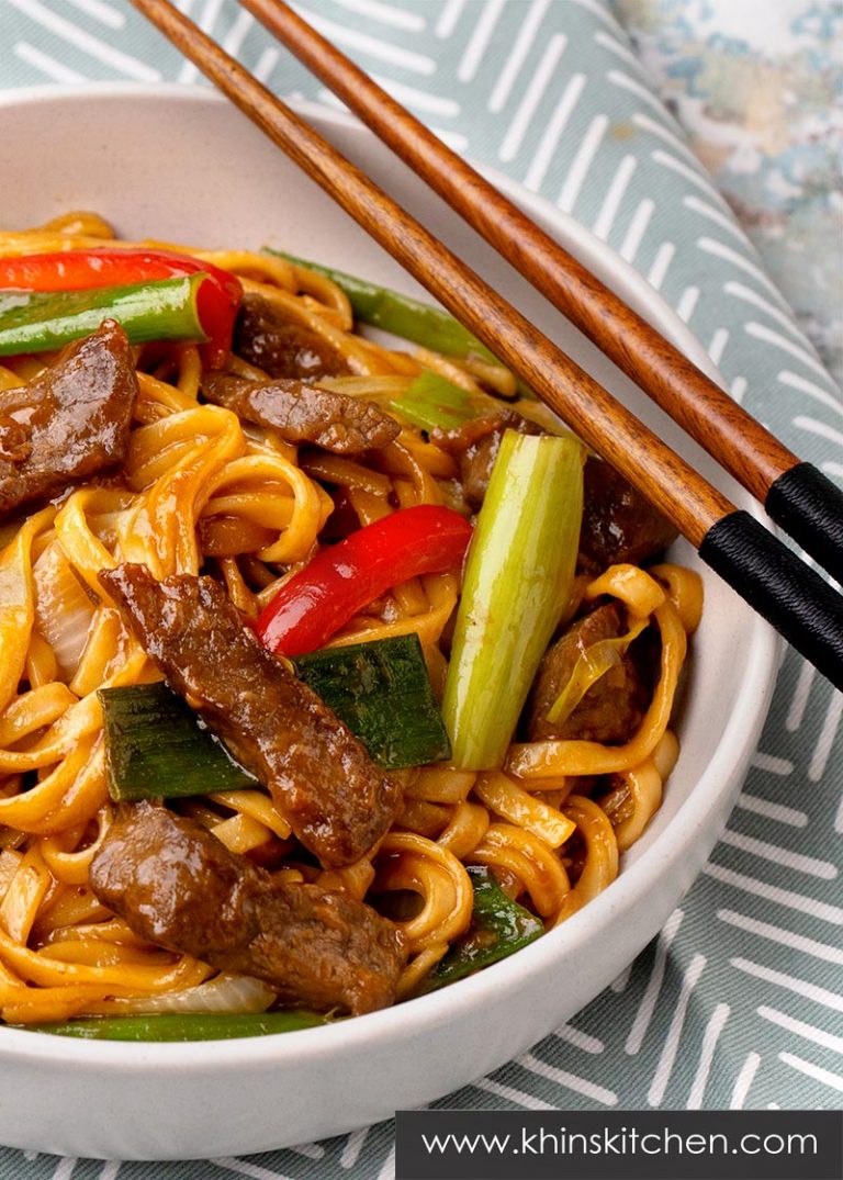 Hoisin Beef Noodle - Khin's Kitchen | Chinese Cuisine