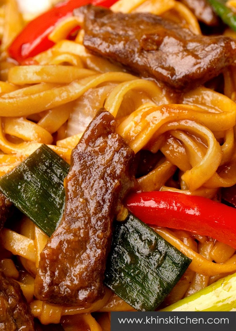 Hoisin Beef Noodle - Khin's Kitchen | Chinese Cuisine