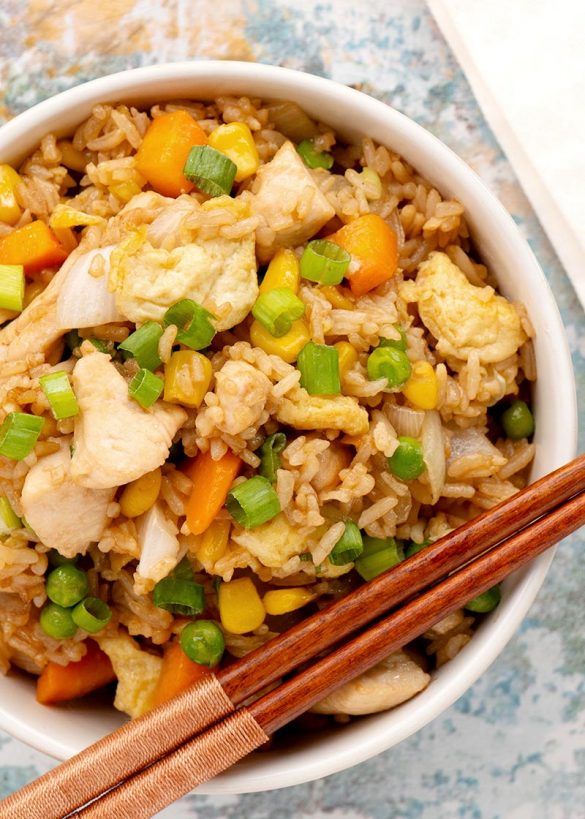 Chicken Fried rice - Khin's Kitchen | Quick & Easy Recipe