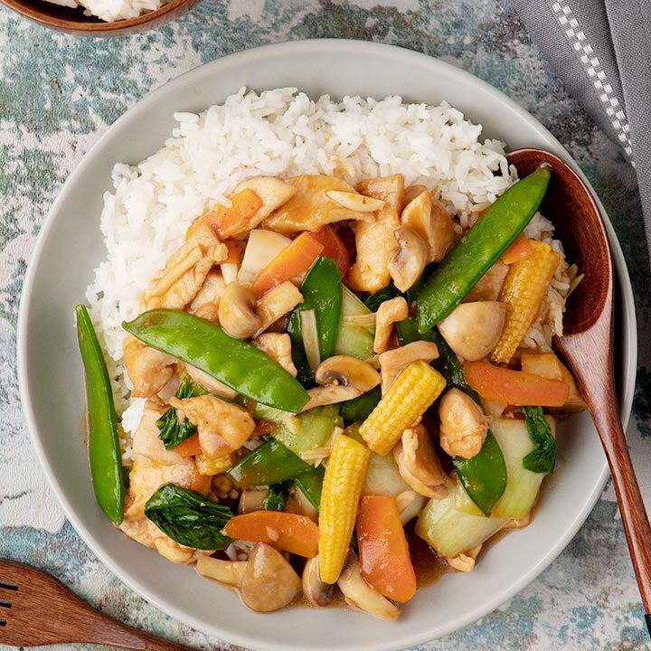 salt free chicken chop suey