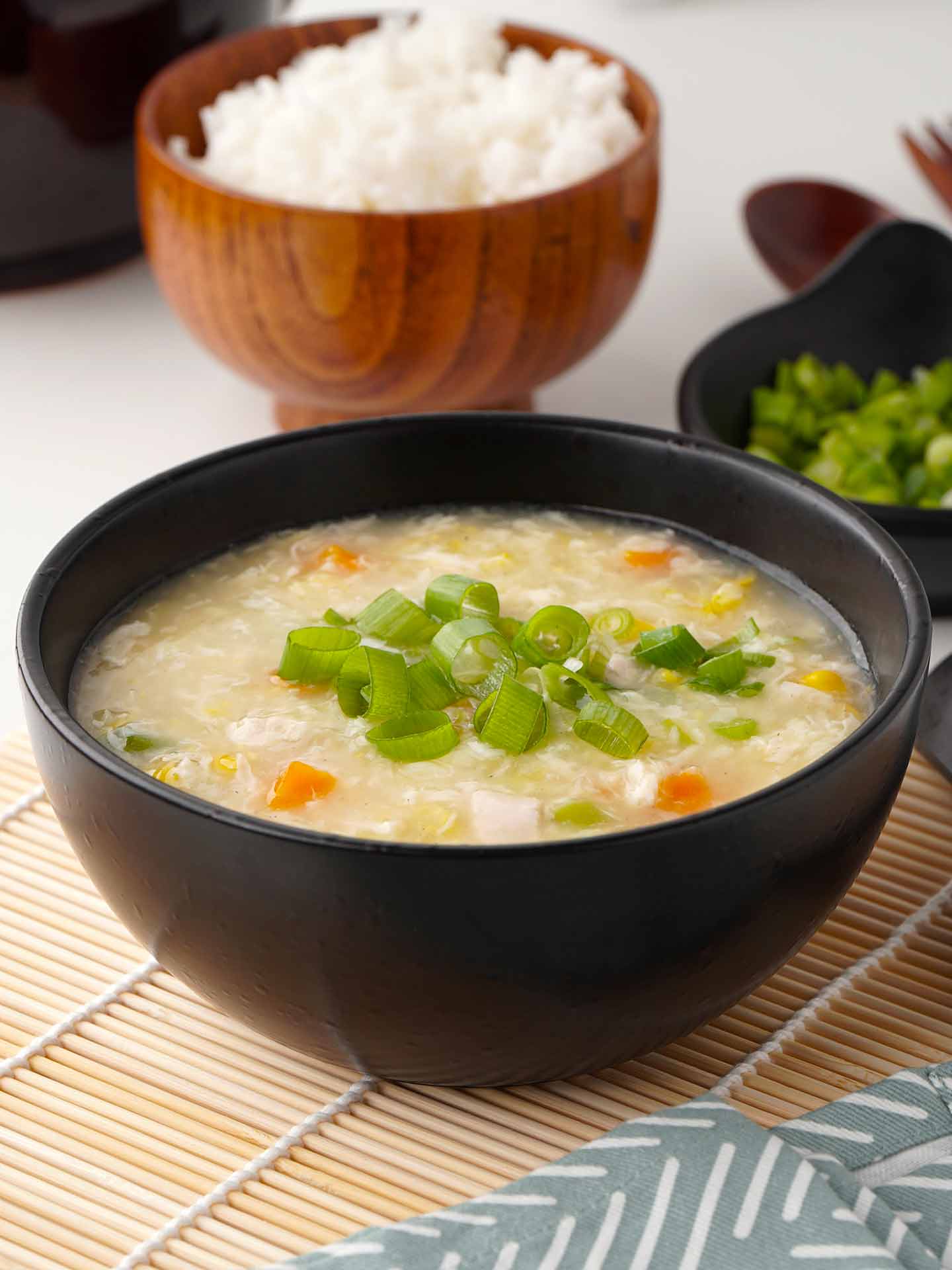 Chinese Corn Soup with Chicken