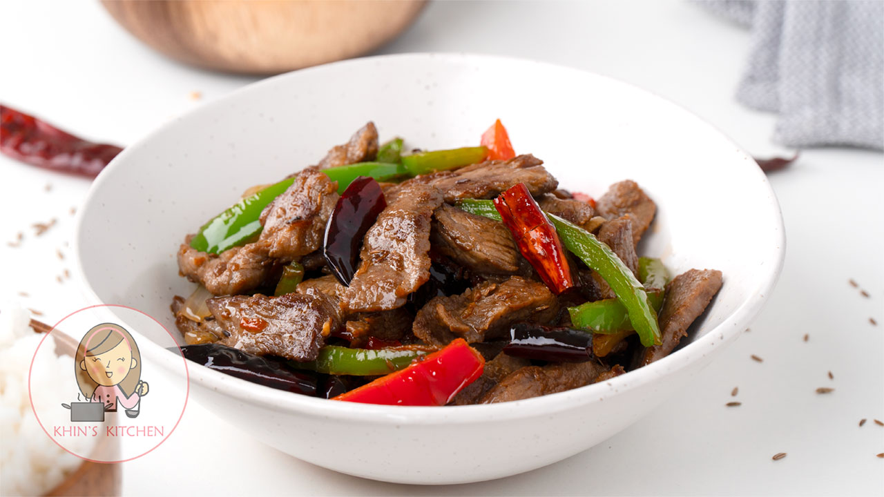 Cumin Beef Stir Fry Khinskitchen Chinese Cuisine
