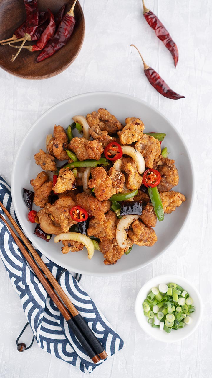 crispy salt and chilli chicken