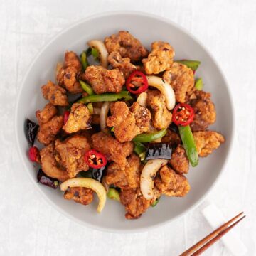 crispy salt and chilli chicken