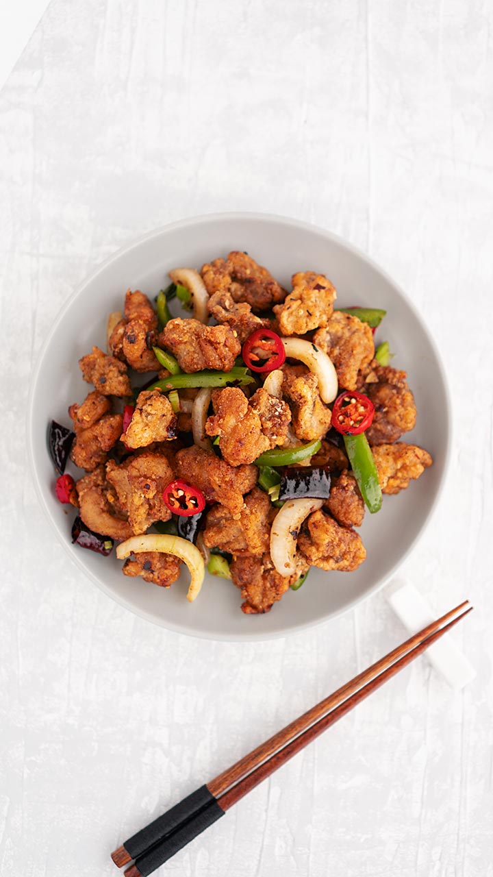 crispy salt and chilli chicken