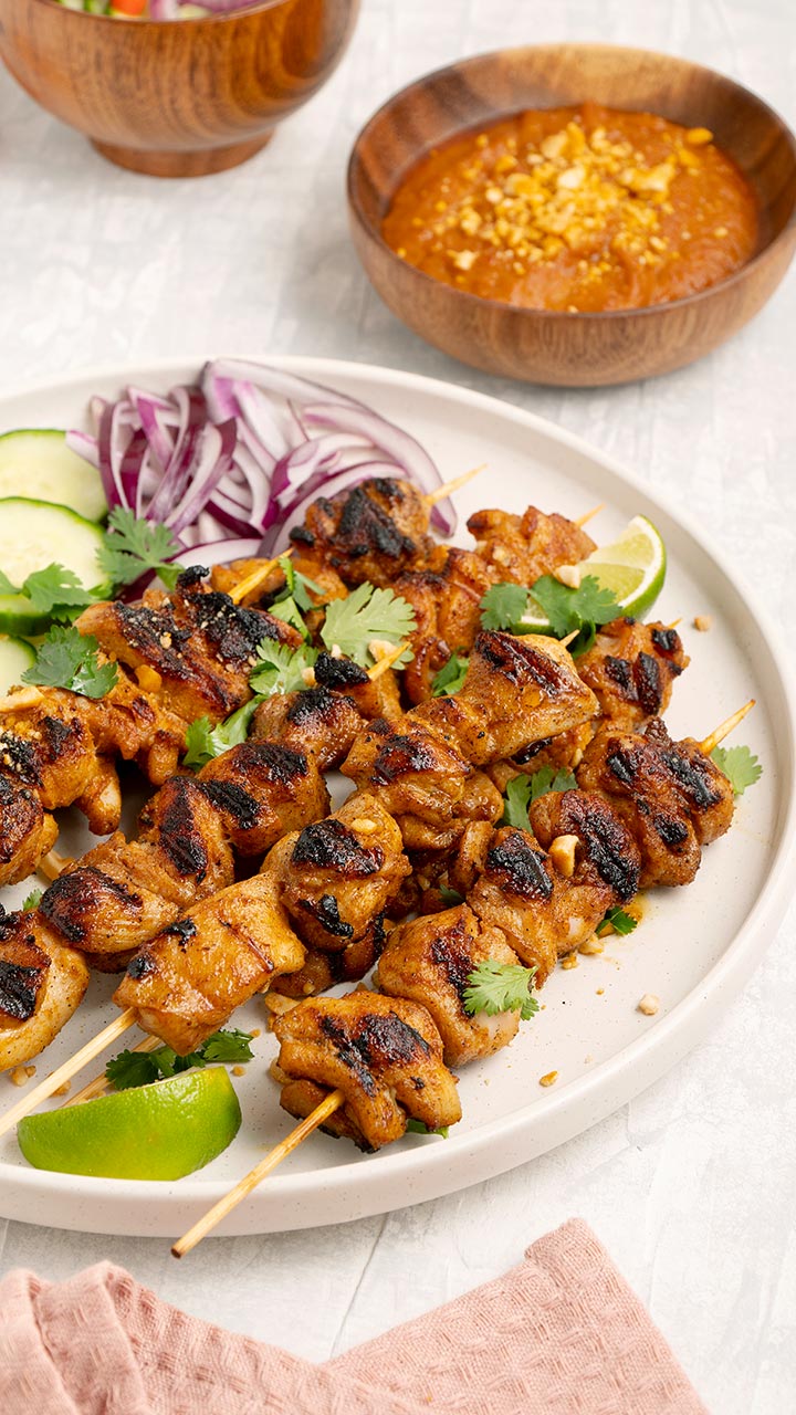 Chicken satay clearance bbq