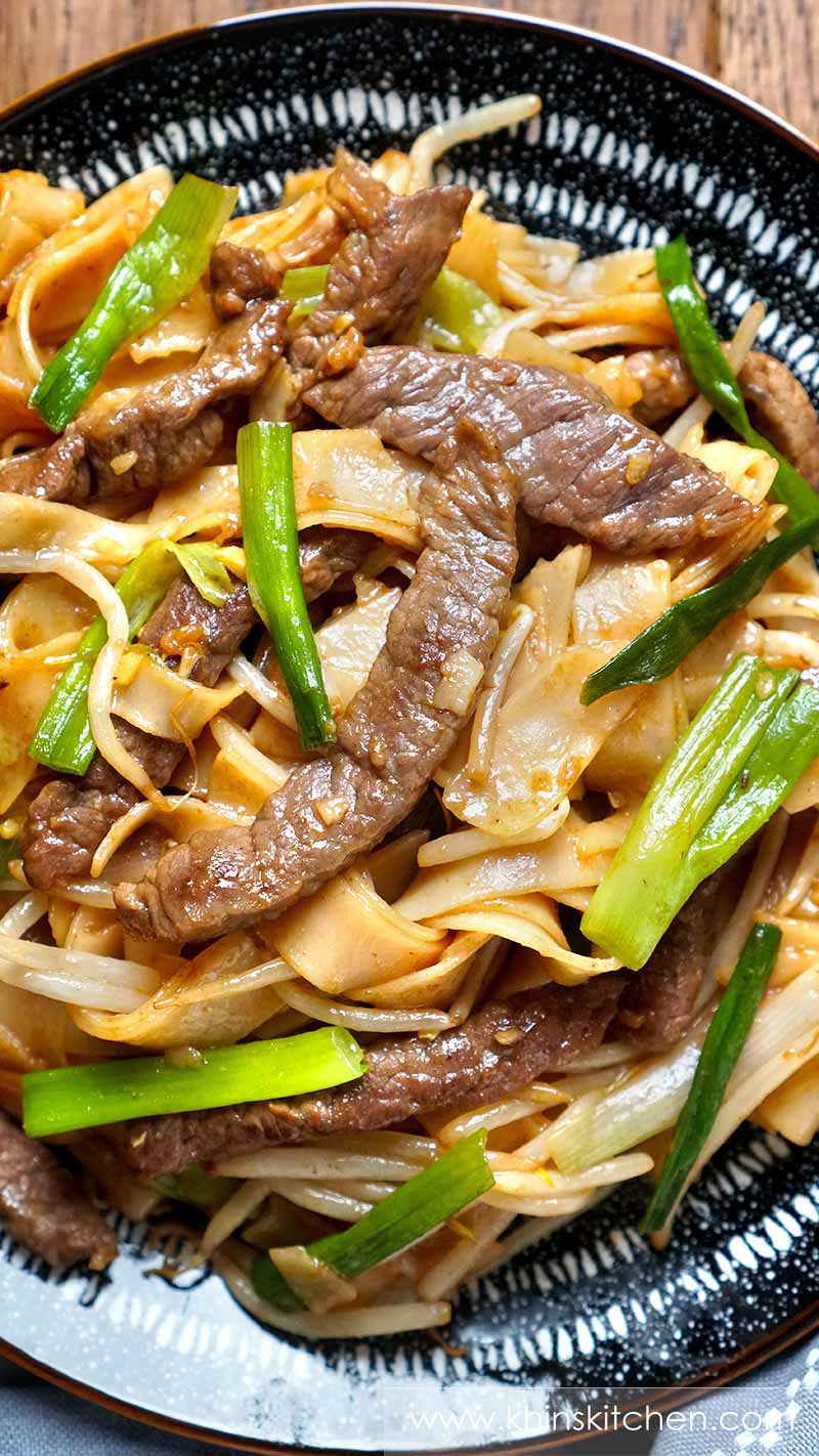 Beef Chow Fun | Khinskitchen | Chinese cuisine | Quick & Easy