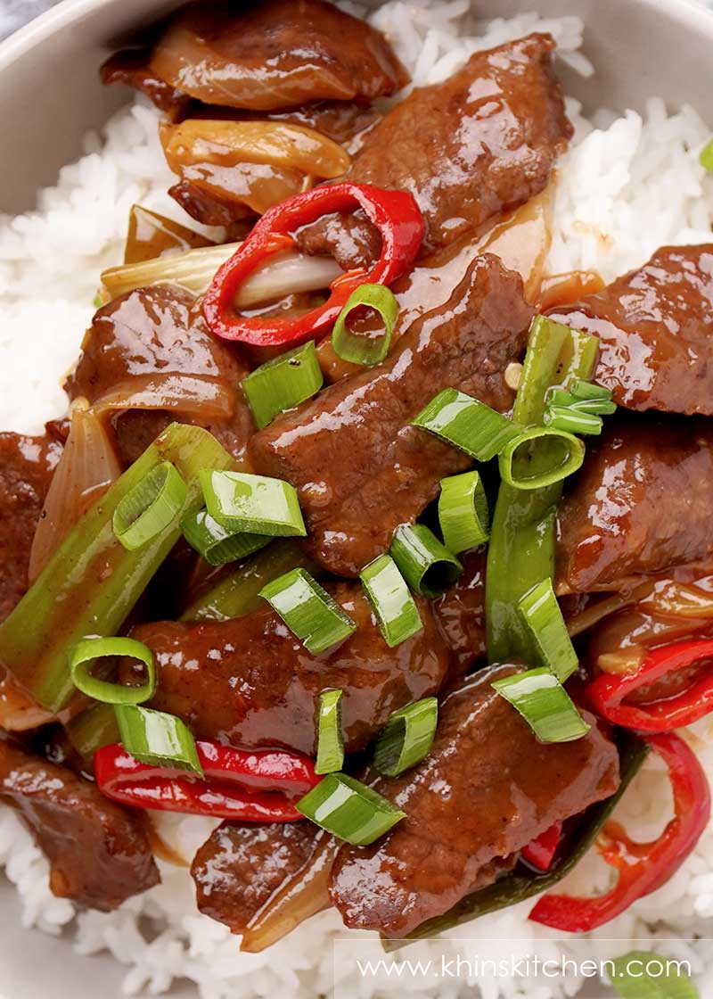 Mongolian Beef | Khinskitchen | Chinese cuisine | Quick & Easy