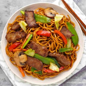 beef lo mein