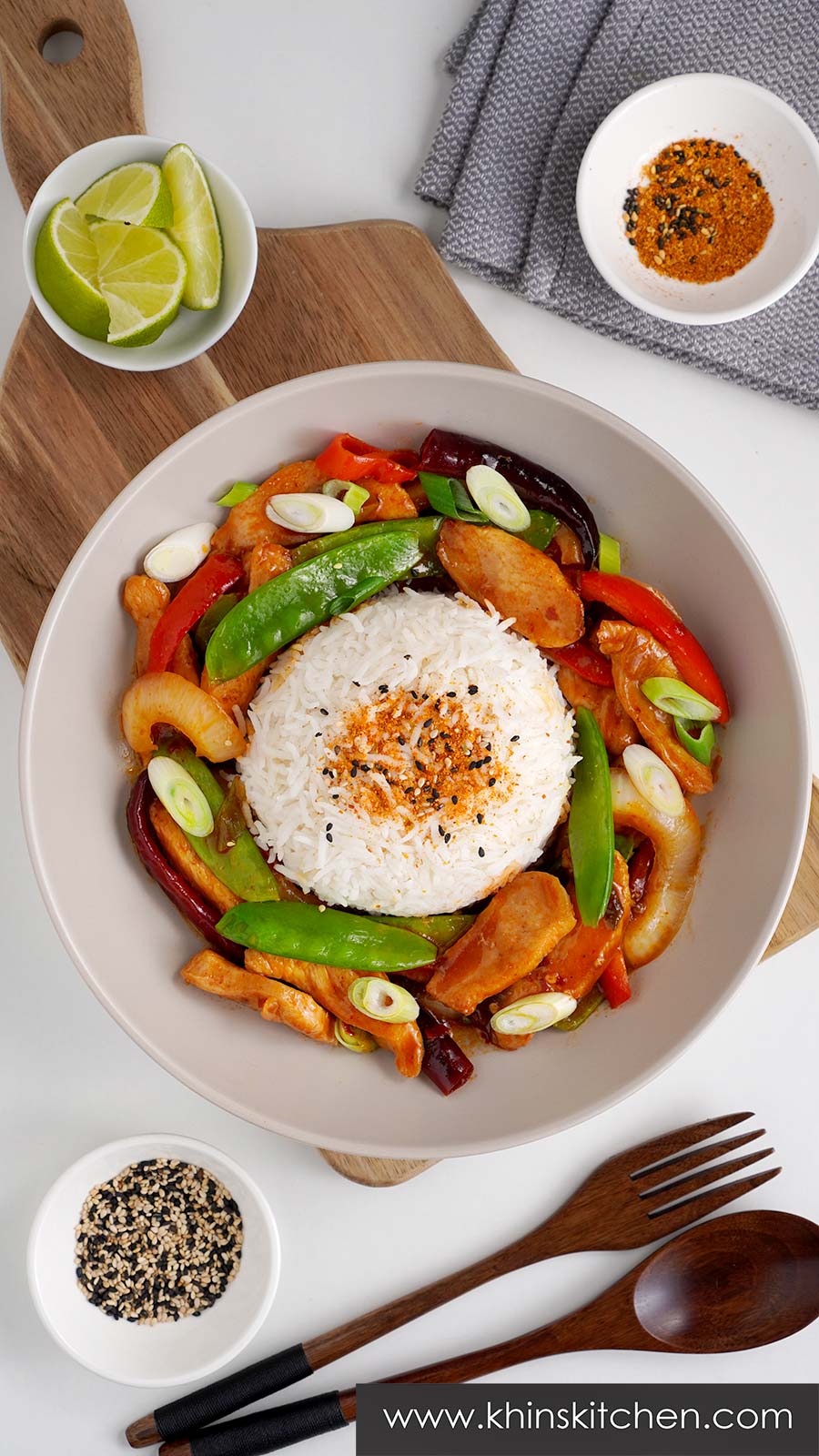 Wagamama inspired chicken stir fry