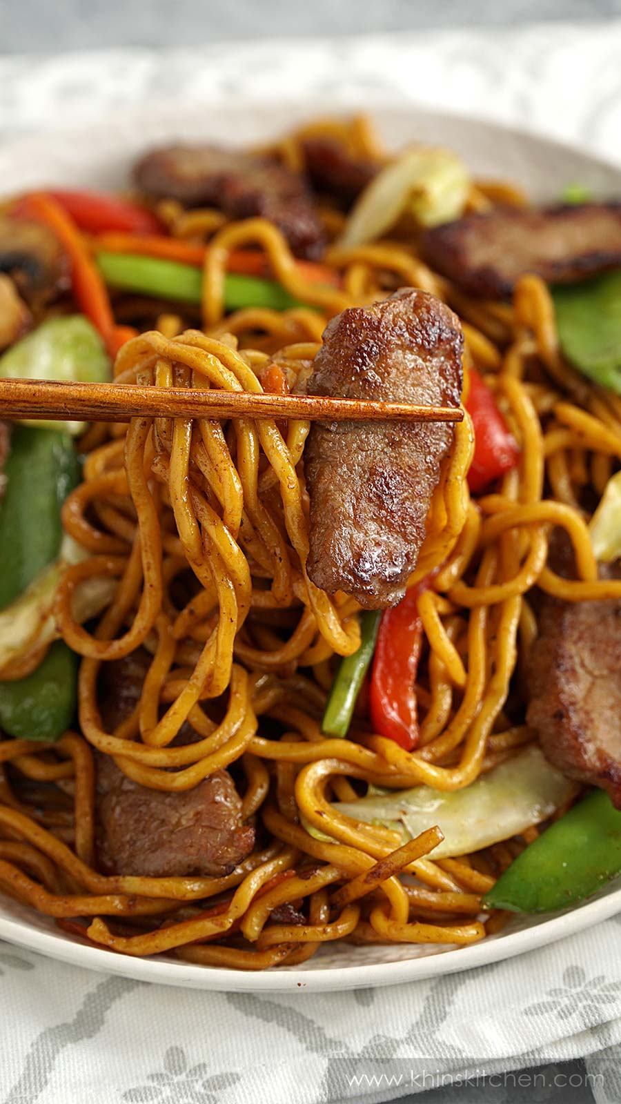 beef lo mein