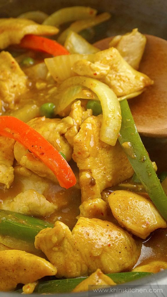 Chinese Chicken Curry - Khin's Kitchen - Quick and Easy Recipes