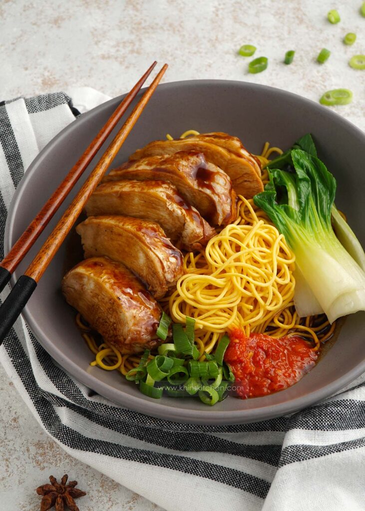 Soy Sauce Chicken Noodles Khin's Kitchen Chinese Noodles Recipes