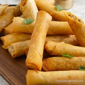 Crunchy Vegetarian Thai Egg Roll Recipe