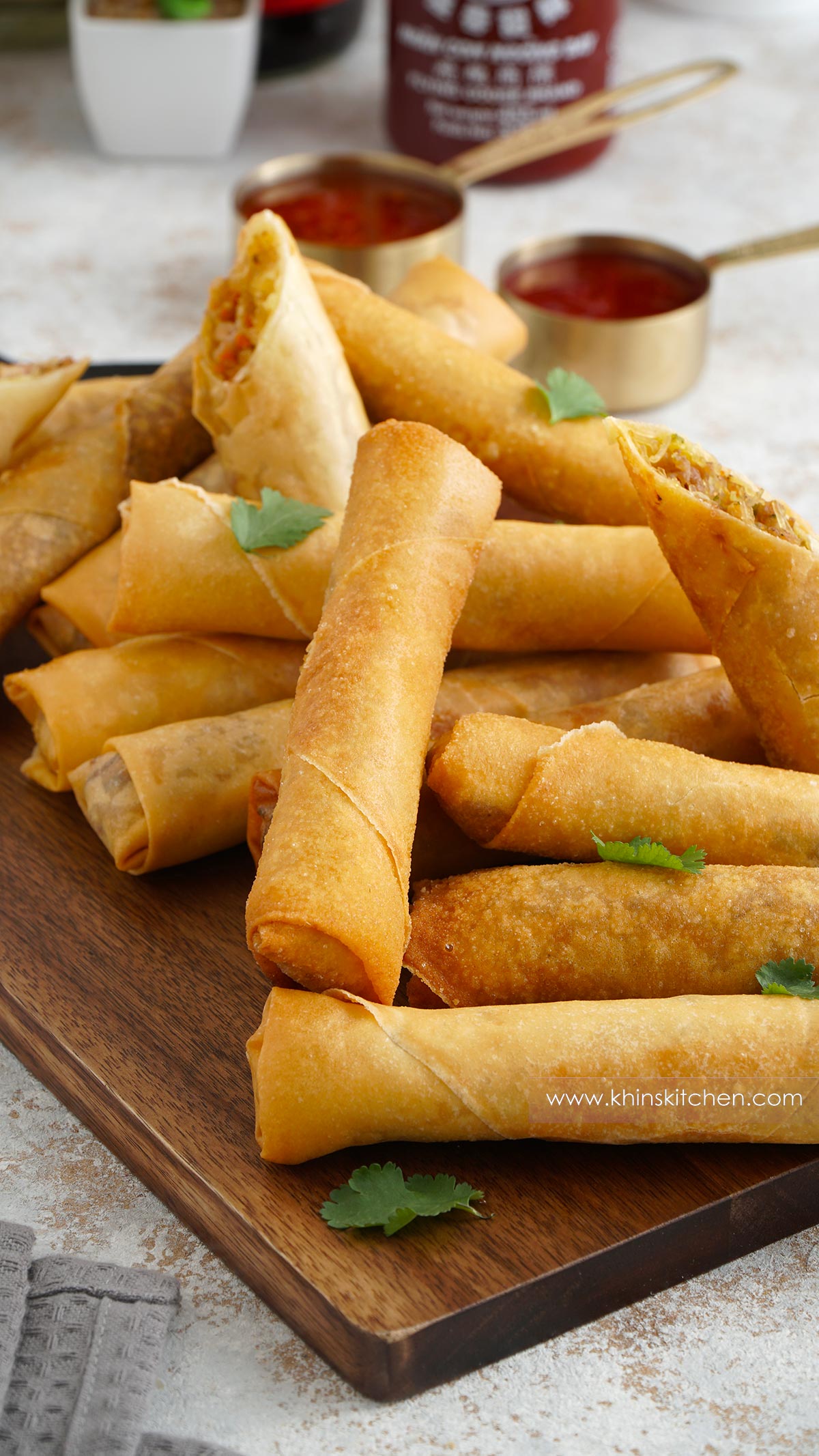 Fried Spring Rolls (VIDEO) - Simply Home Cooked