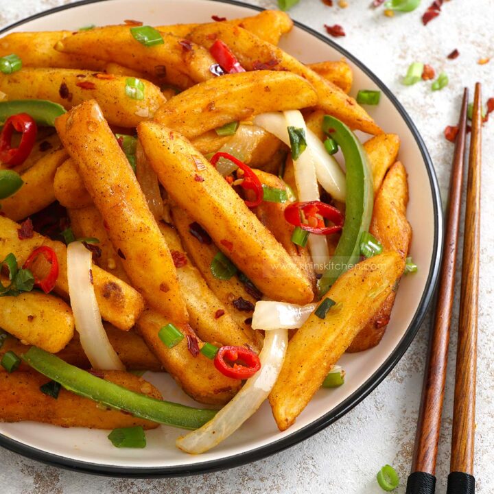 Chinese Salt And Pepper Chips Khin S Kitchen Takeaway Style Recipe