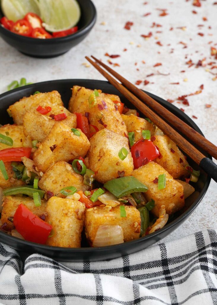 Salt and Pepper Tofu Khin's Kitchen Crispy Salt & Chilli Tofu Recipe