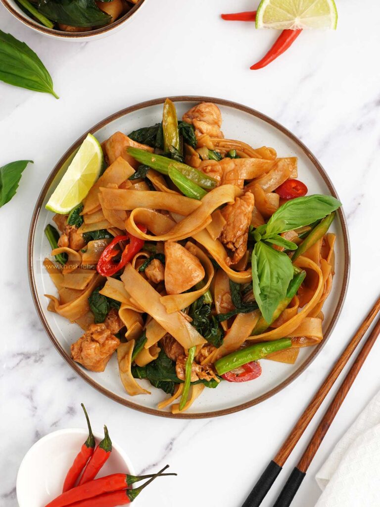 Drunken Noodles ( Pad Kee Mao ) Khin's Kitchen