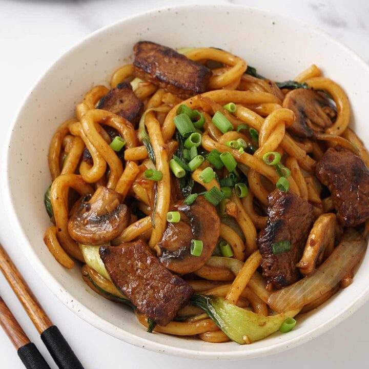 Beef Udon Stir Fry Khin's Kitchen Yaki Udon Recipe