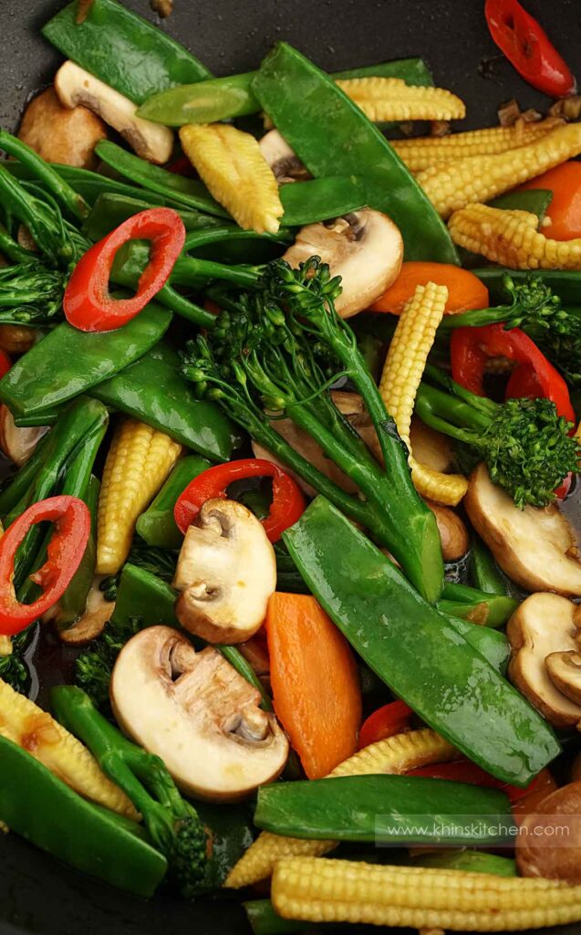 Thai Vegetable Stir Fry - Khin's Kitchen