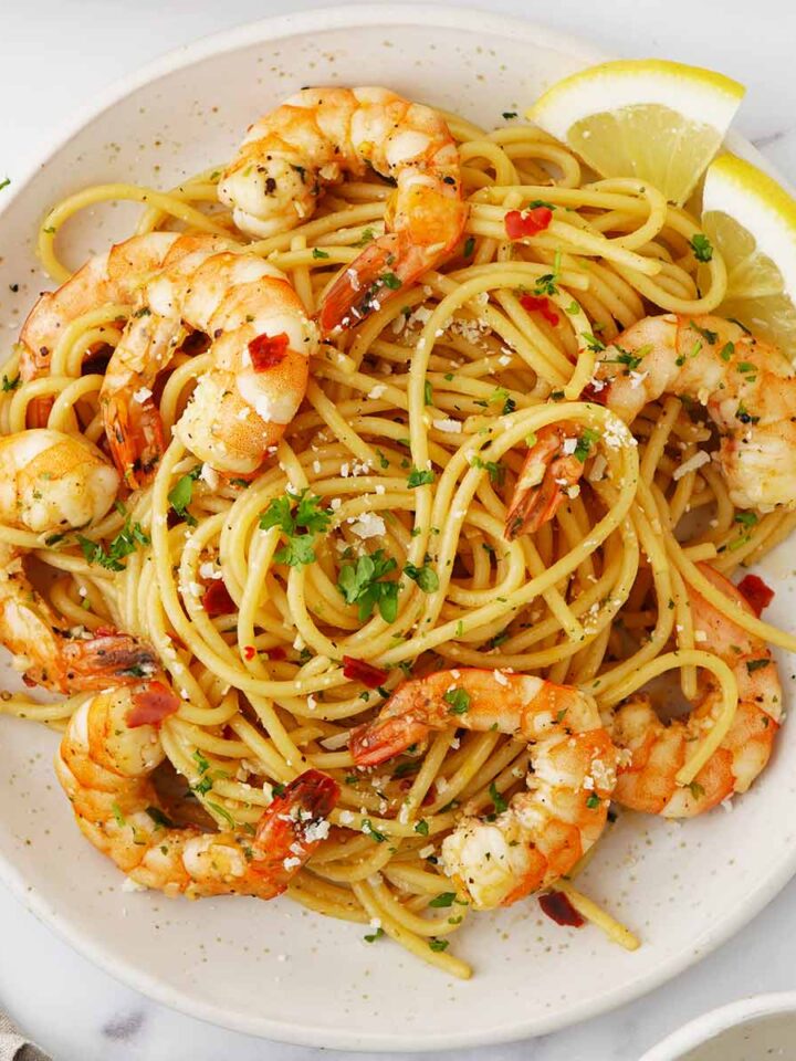 Salmon and Prawn Pasta - Khin's Kitchen