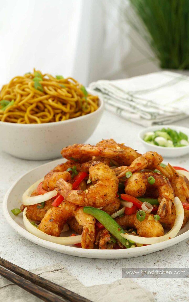 Crispy Salt and Pepper Prawns Khin's Kitchen Best Crispy Prawns Recipe