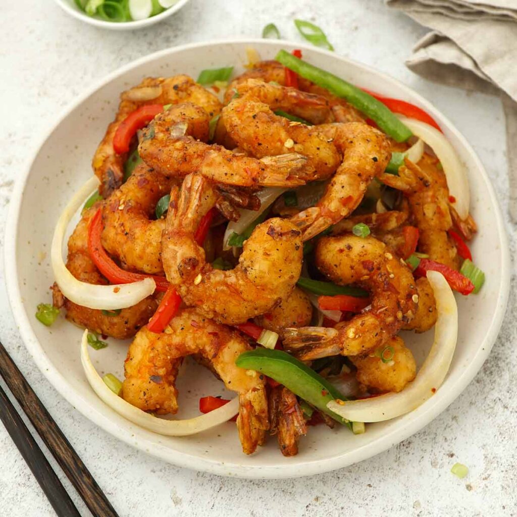 Crispy Salt and Pepper Prawns Khin's Kitchen Best Crispy Prawns Recipe