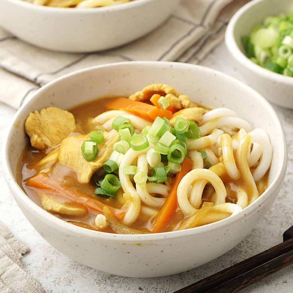 Curry Udon with Chicken Khin's Kitchen