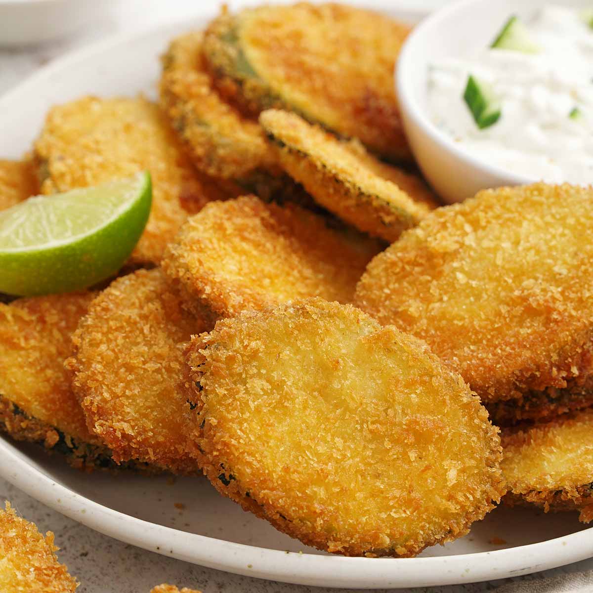 Crispy Fried Courgette ( Fried Zucchini )-image