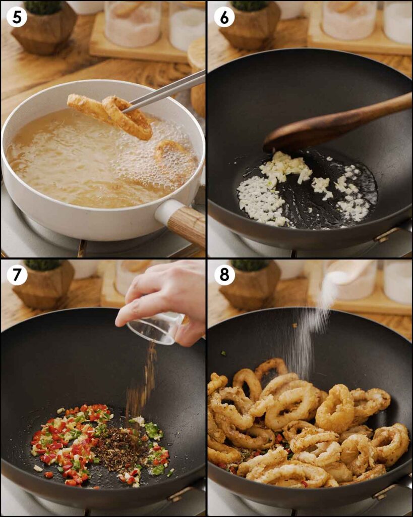 Chinese Salt and Pepper Squid - Khin's Kitchen