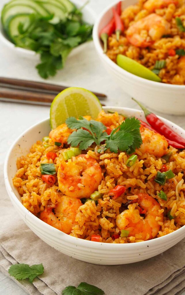 Tom Yum Fried Rice - Khin's Kitchen