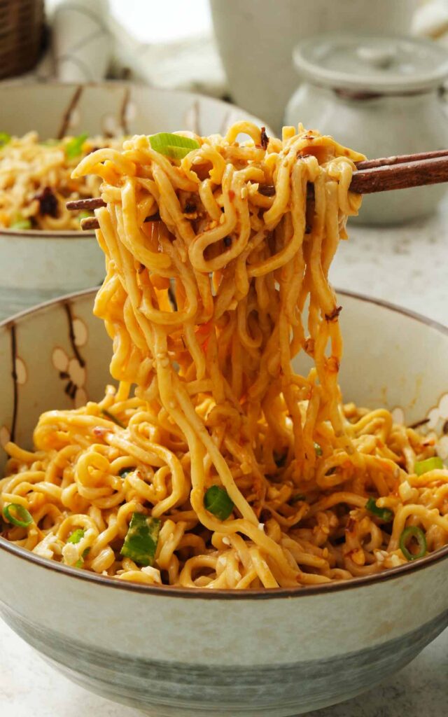 Spicy Peanut Noodles - Khin's Kitchen