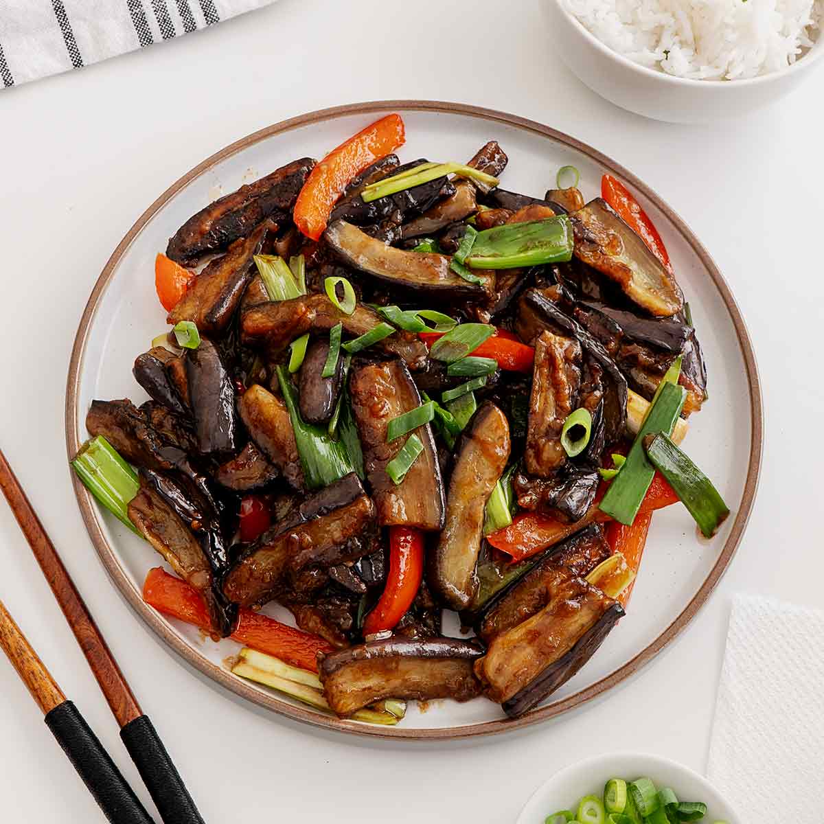 Aubergine Stir Fry-image